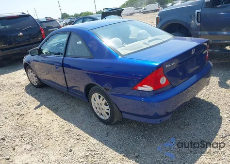 2004 Honda Civic Lx из США, поврежденный, VIN 1HGEM22684L009204